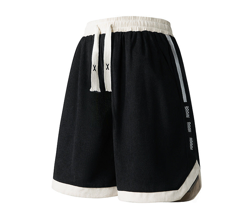 KZZ Men's Loose-Fit Retro Basketball Shorts