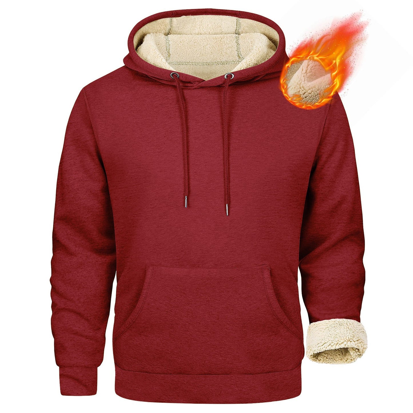 KZZ Men's Thick Hoodie, Available in Multiple Colors