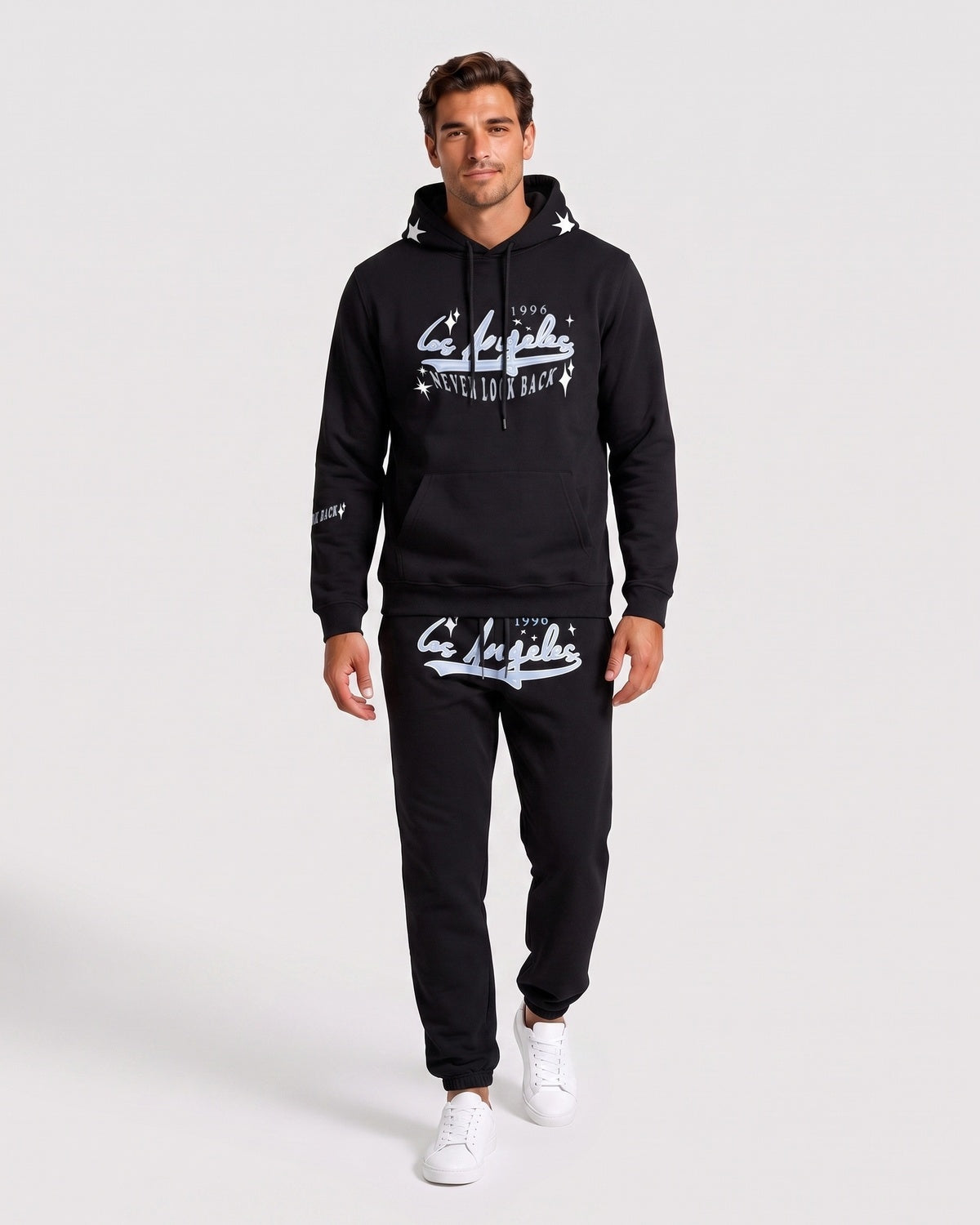 KZZ Hoodie and drawstring-waist sweatpants