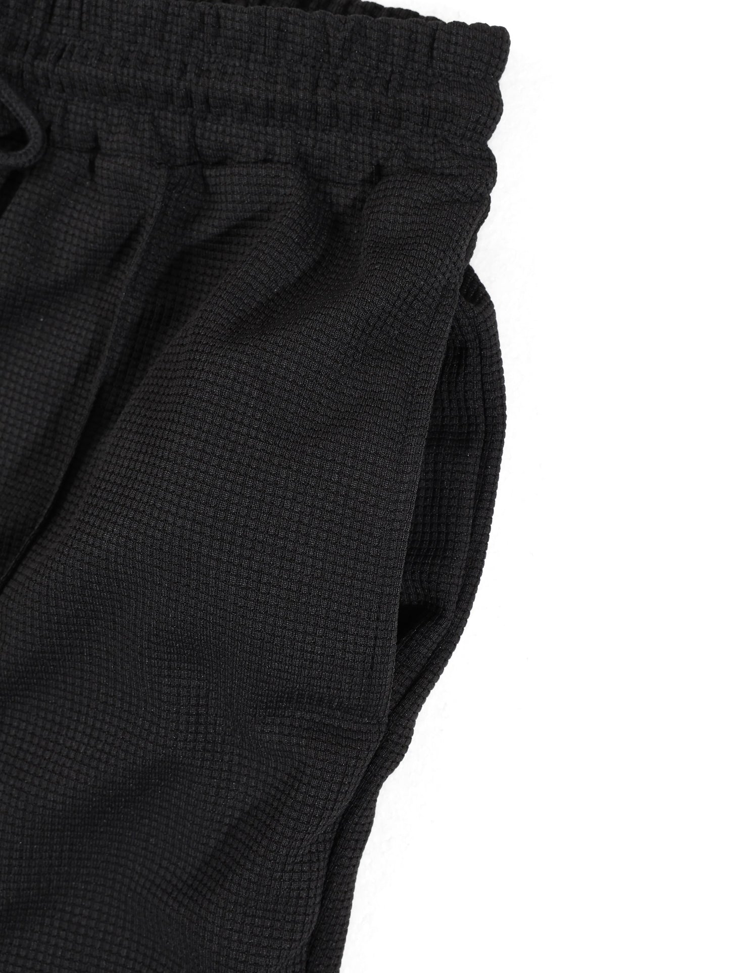KZZ Men's stand-collar color-block zip-up jacket and straight-leg trousers