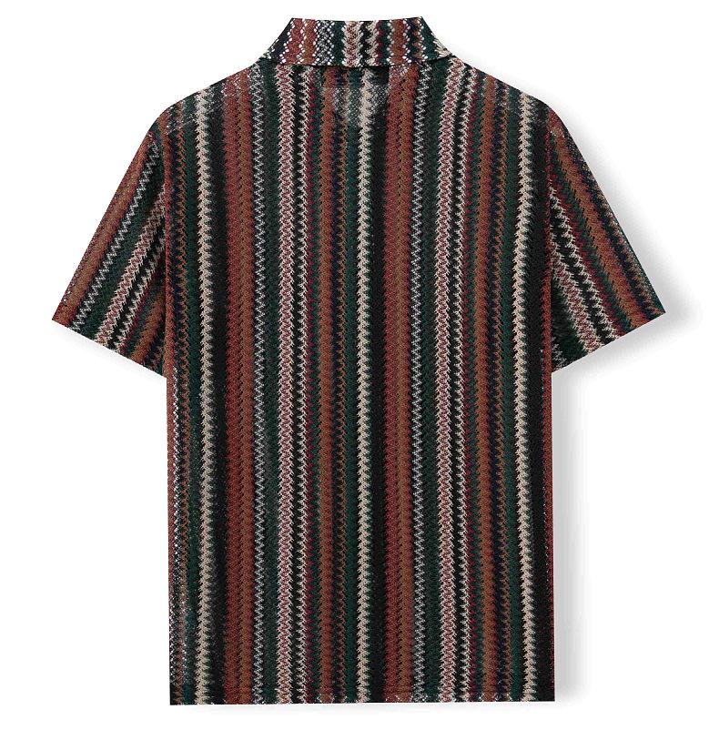 KZZ Casual Lace-up Cutout Top (Men's)