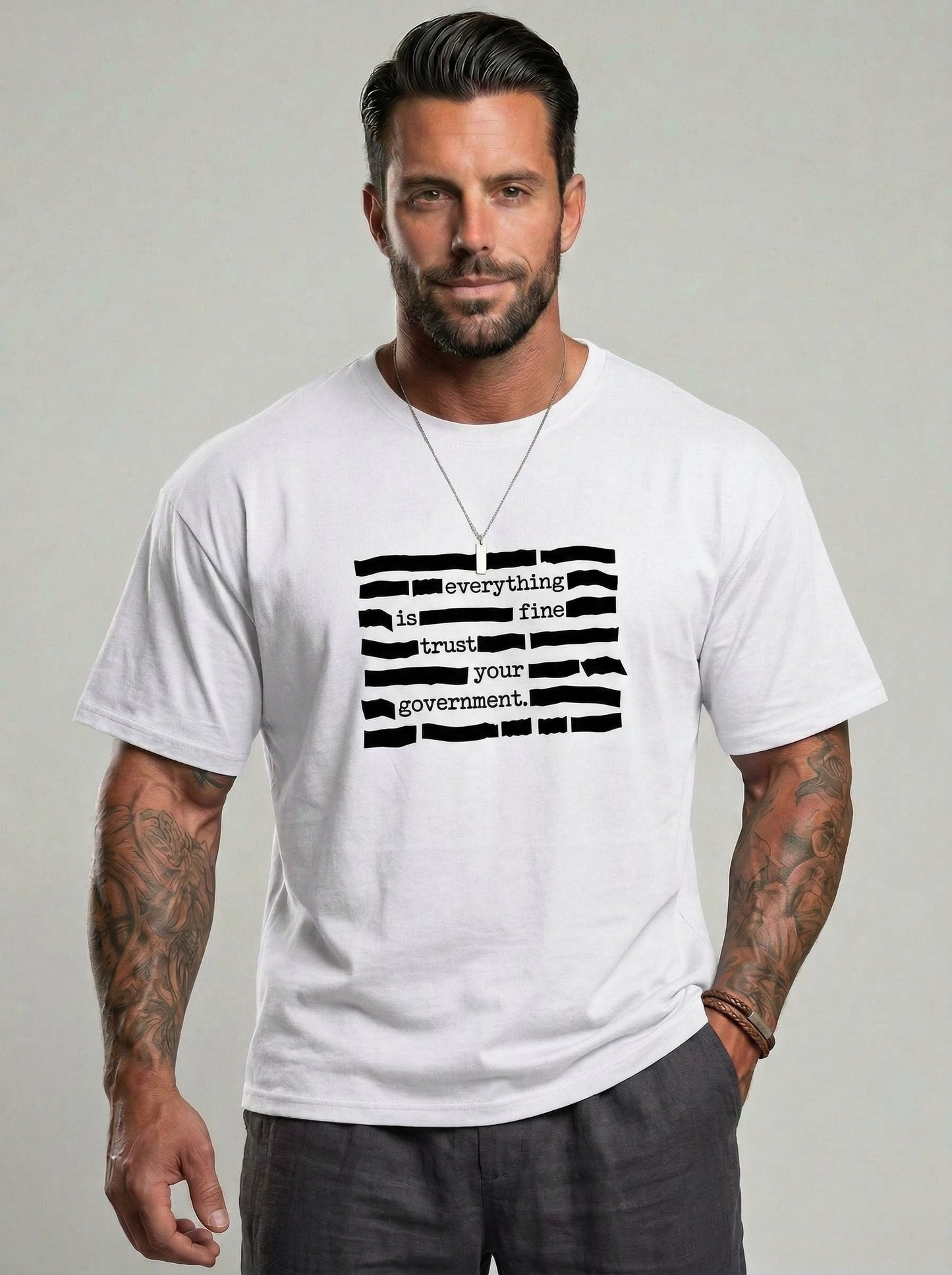 KZZ Casual Short-Sleeve T-Shirt