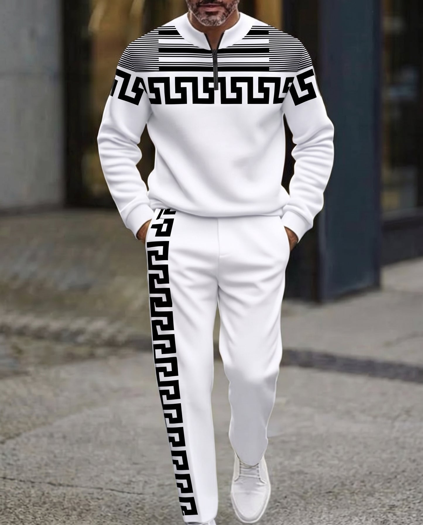 KZZ Long-Sleeved Sportswear Set