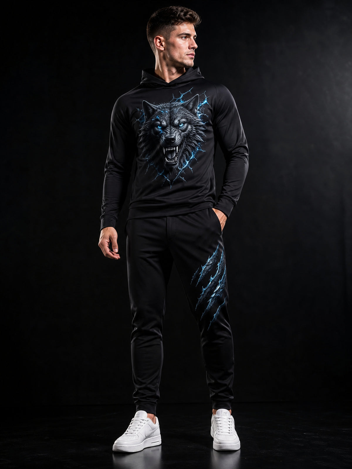 KZZ Hoodie Casual Set Autumn/Winter Hoodie