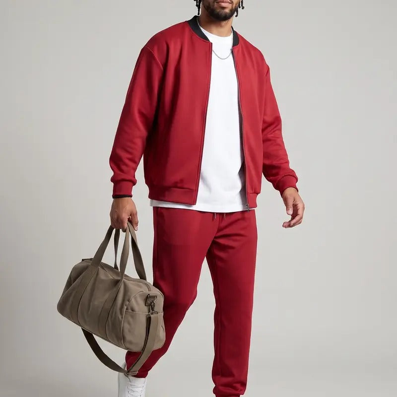 KZZ Men's Casual Outdoor Sports Suit