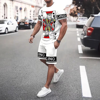 KZZ Men's Summer Athletic Set