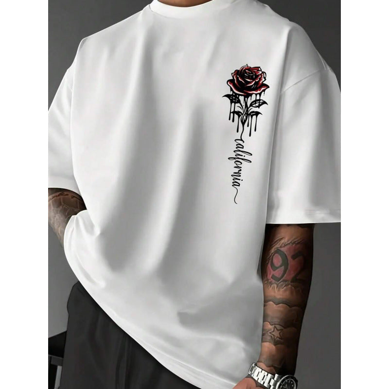KZZ Men's Casual Short-Sleeve T-Shirt