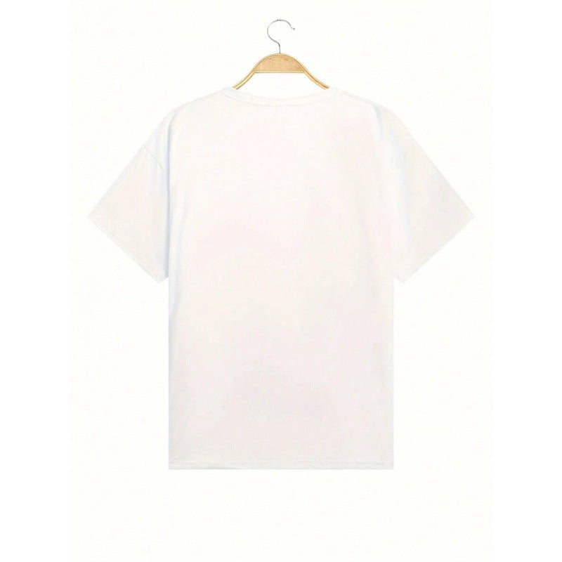 KZZ Men's Casual Short-Sleeve T-Shirt