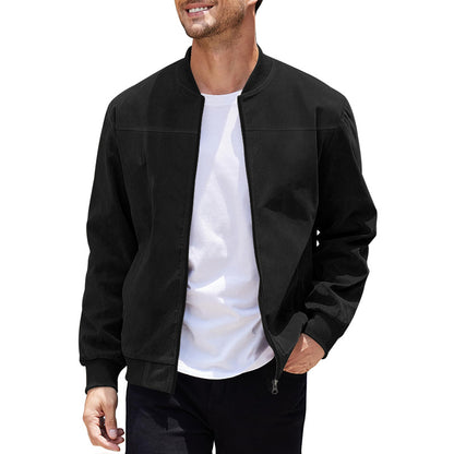 KZZ Fall Outfits men's spring early summer thin casual jacket