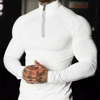 KZZ Men's Milk Silk Long Sleeve