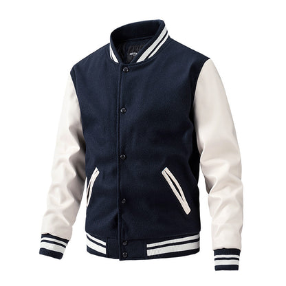 KZZ Men's Fashion Baseball Jacket