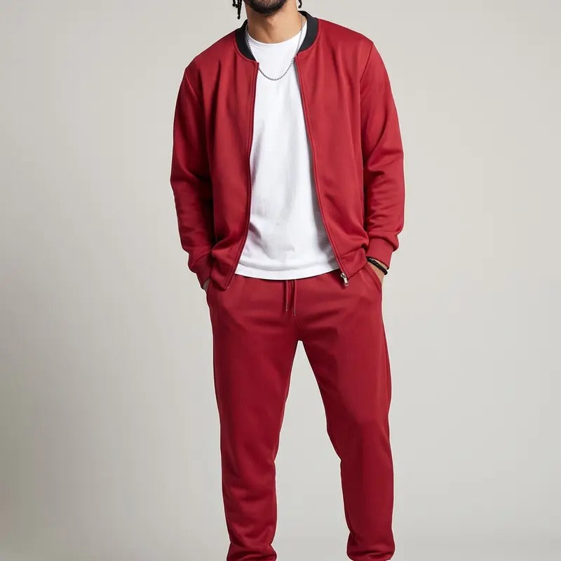 KZZ Men's Casual Outdoor Sports Suit