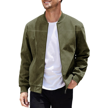 KZZ Fall Outfits men's spring early summer thin casual jacket