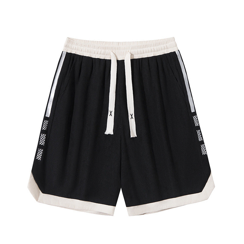 KZZ Men's Loose-Fit Retro Basketball Shorts