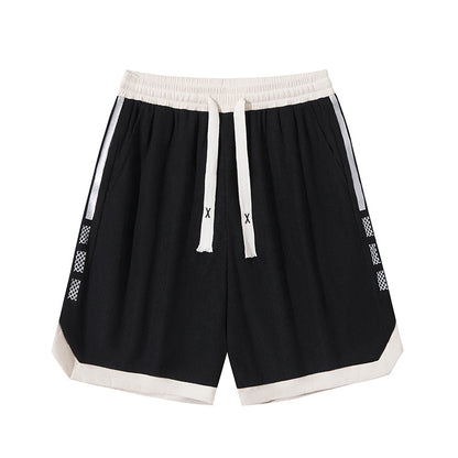 KZZ Men's Loose-Fit Retro Basketball Shorts