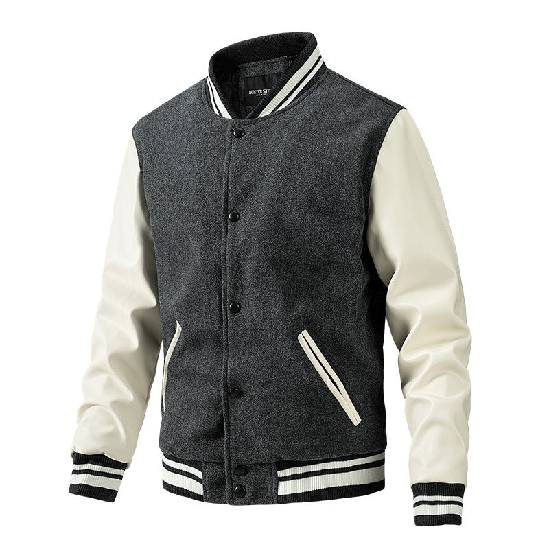 KZZ Men's Fashion Baseball Jacket