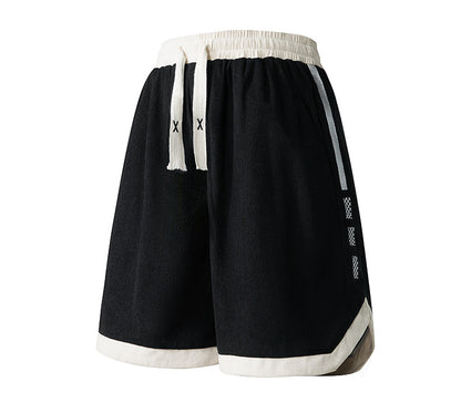 KZZ Men's Loose-Fit Retro Basketball Shorts