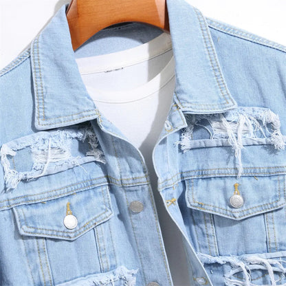 KZZ Men's Denim Jacket