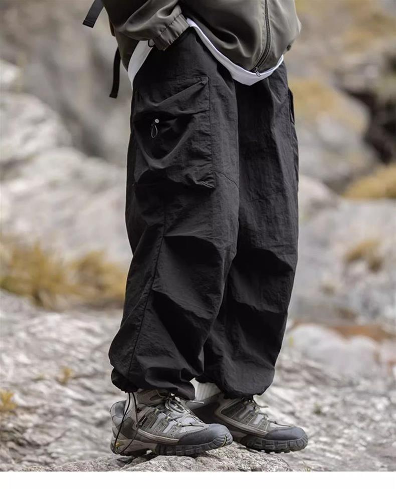 KZZ Men's Stylish Loose-Fit Cargo Pants