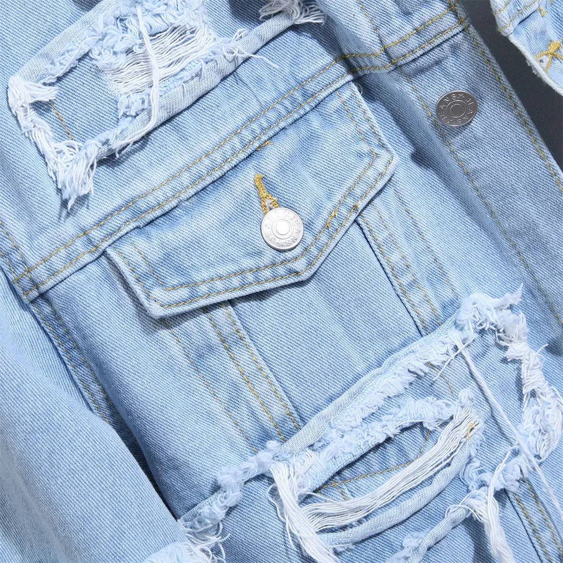KZZ Men's Denim Jacket