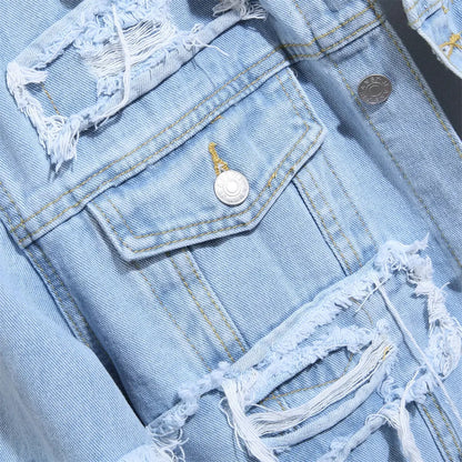KZZ Men's Denim Jacket