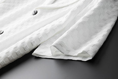 KZZ Short-sleeve polo shirt paired with solid-colored trousers