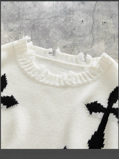 KZZ Street-Style Sleeveless Sweater