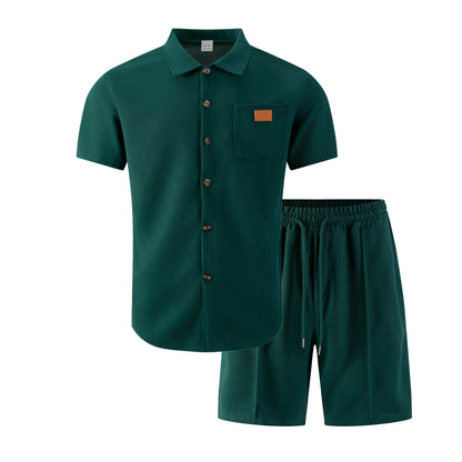KZZ Men's Business Casual Sportswear Set
