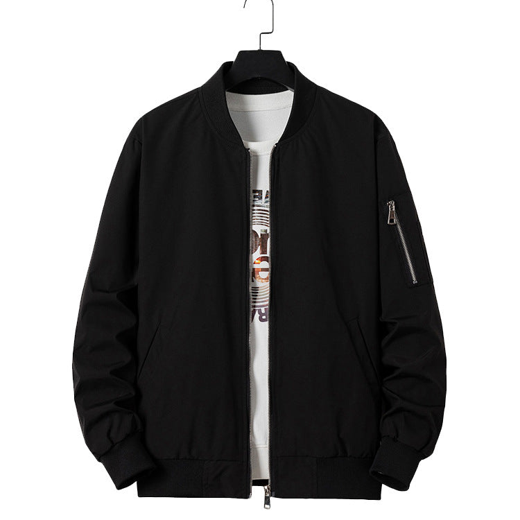 KZZ Men's Bomber Jacket Lightweight Casual Windbreaker