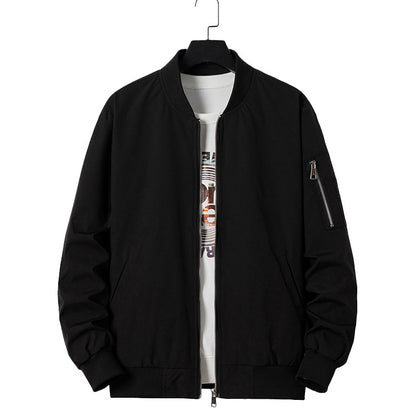KZZ Men's Bomber Jacket Lightweight Casual Windbreaker