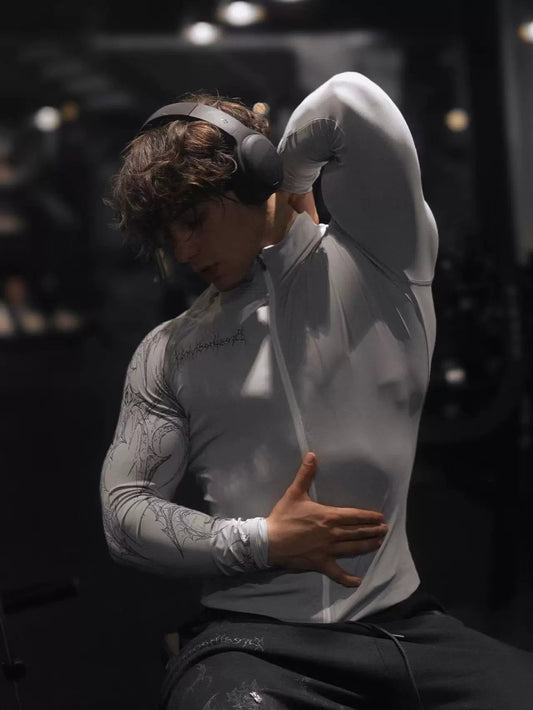 KZZ Men's Breathable Long Sleeve Jacket