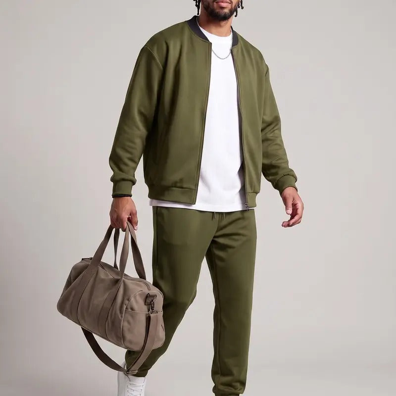 KZZ Men's Casual Outdoor Sports Suit