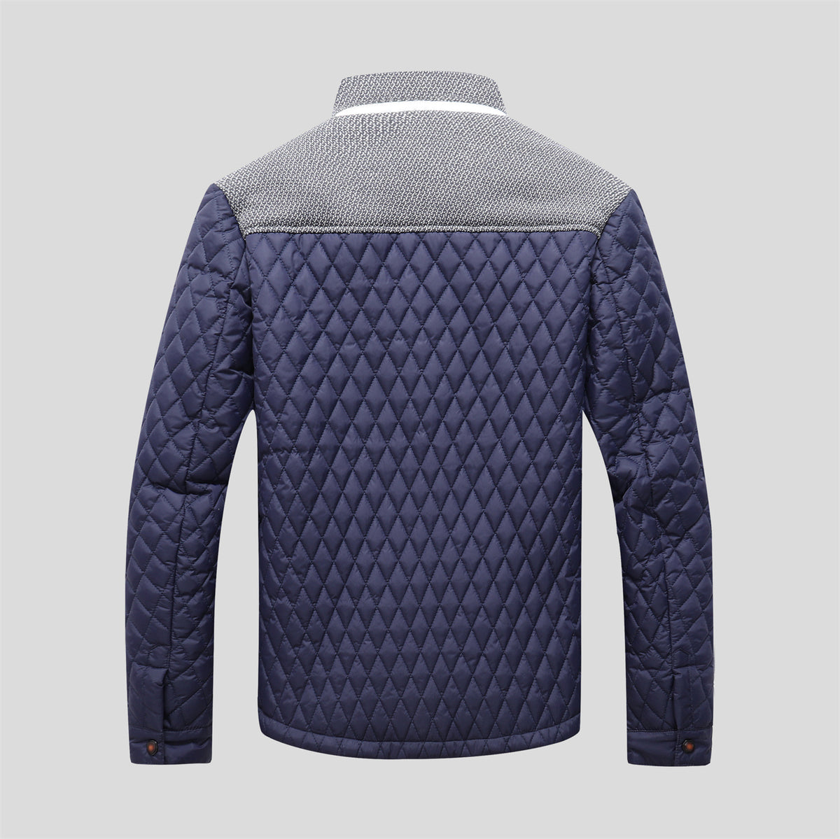 KZZ Men's Quilted Boston Style Jacket
