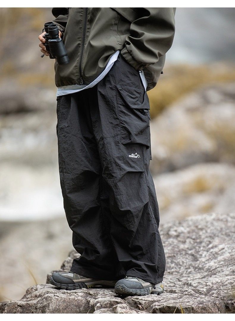 KZZ Men's Stylish Loose-Fit Cargo Pants