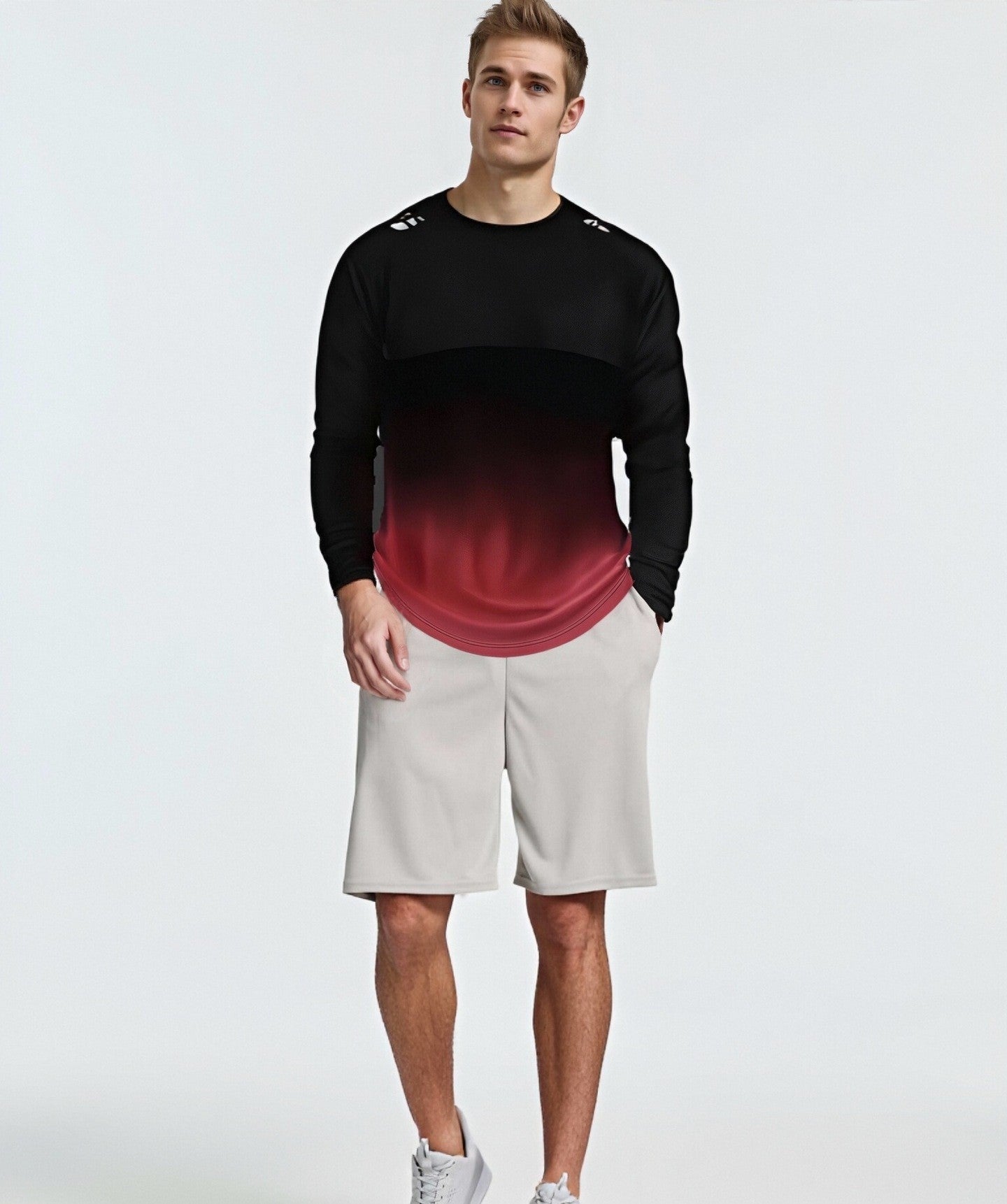 KZZ Men's Casual Athletic Fashion Activewear Long Sleeve T-Shirt