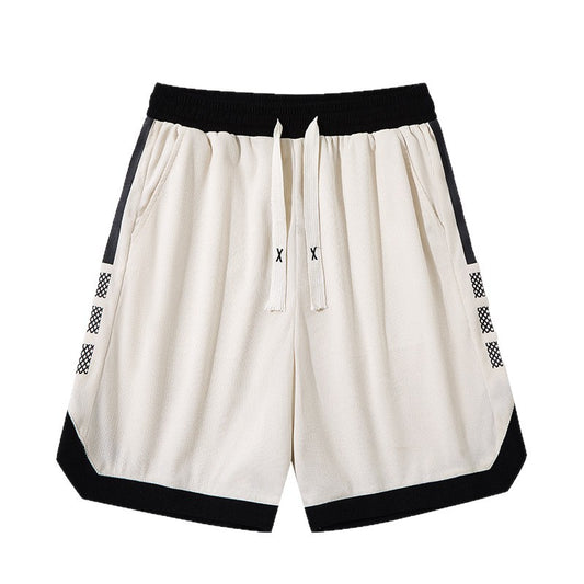 KZZ Men's Loose-Fit Retro Basketball Shorts
