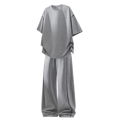 KZZ Men's Casual Two-Piece Set