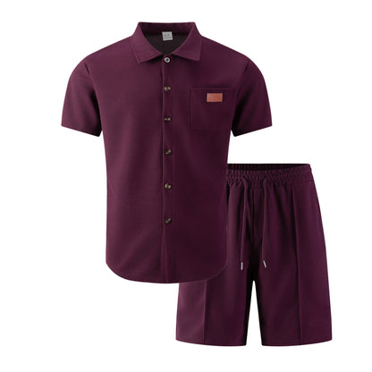 KZZ Men's Business Casual Sportswear Set