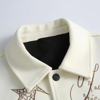 KZZ Loose-fitting men's fashion trendy casual street style button jacket