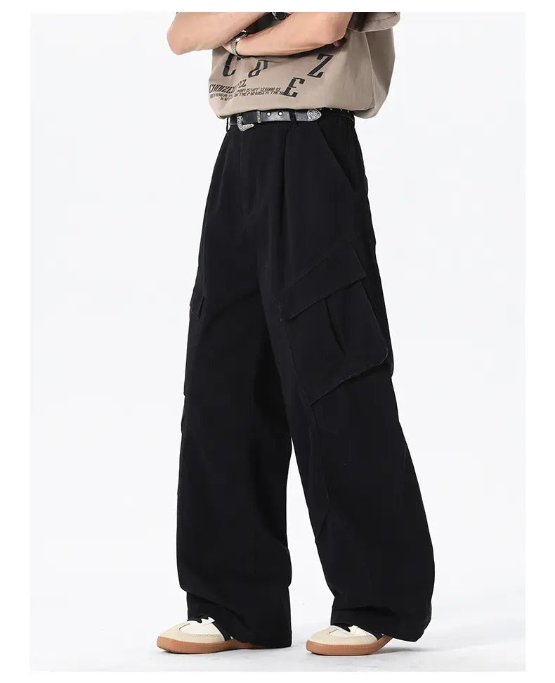 KZZ Men's Heavyweight Casual Fashion Cargo Pants