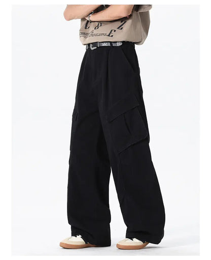 KZZ Men's Heavyweight Casual Fashion Cargo Pants