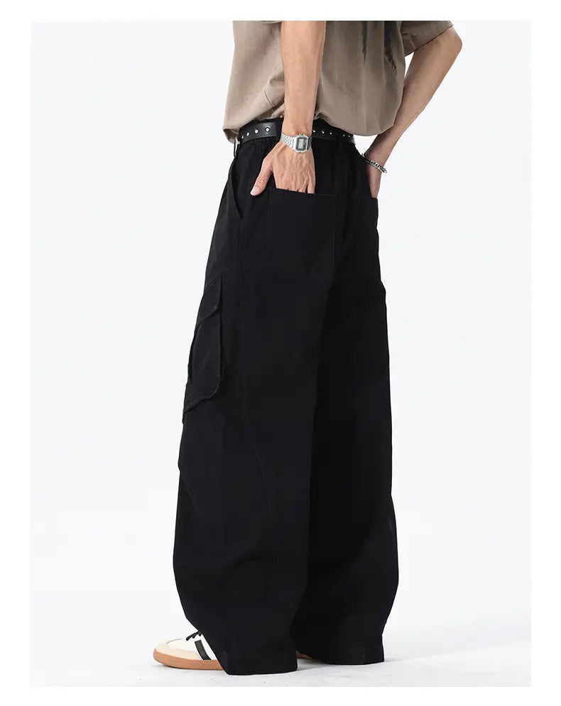 KZZ Men's Heavyweight Casual Fashion Cargo Pants