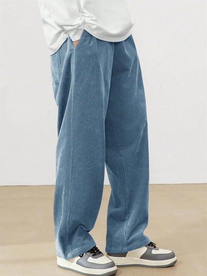 KZZ Men's Corduroy Casual Pants