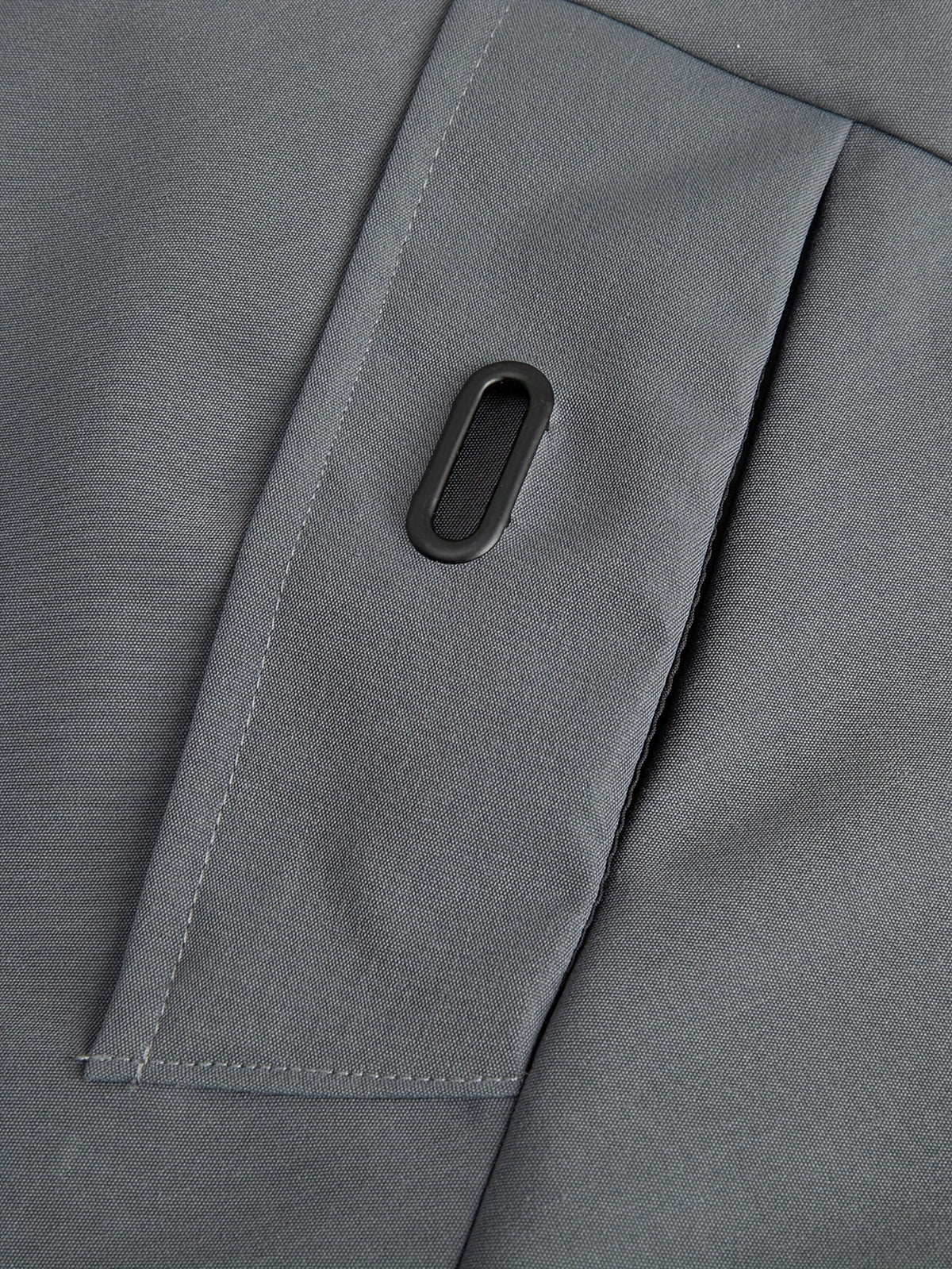 KZZ Men's Mid-Length Thin Top with Full Zipper and Drawstring Hood