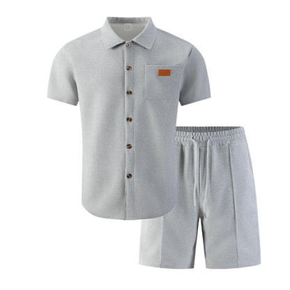 KZZ Men's Business Casual Sportswear Set