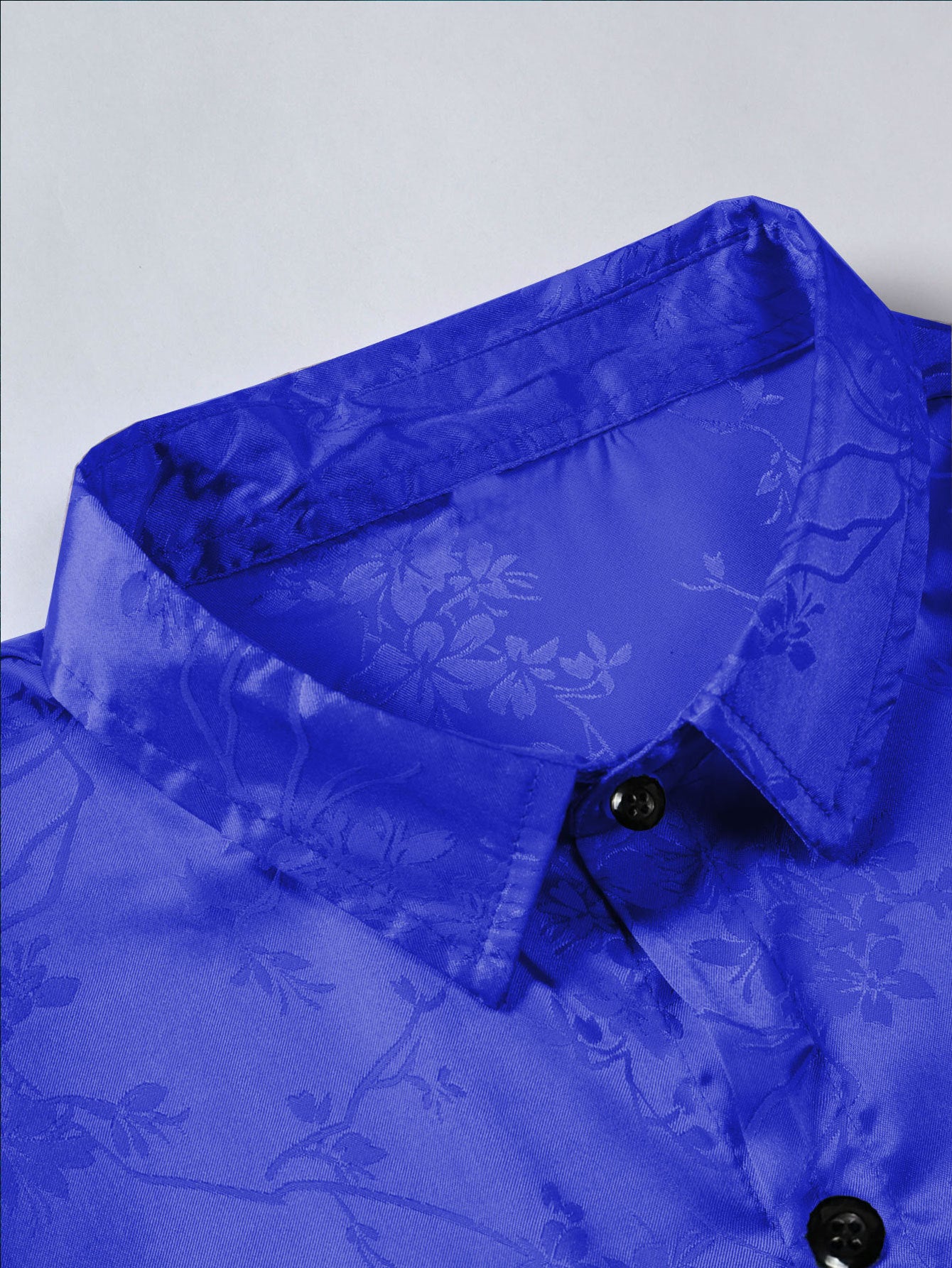 KZZ Men's Embroidered Short-Sleeve Shirt