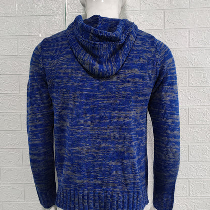 KZZ Autumn Men's Knitted Hoodie Pullover