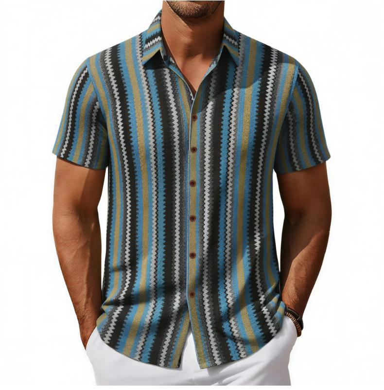 KZZ Casual Lace-up Cutout Top (Men's)