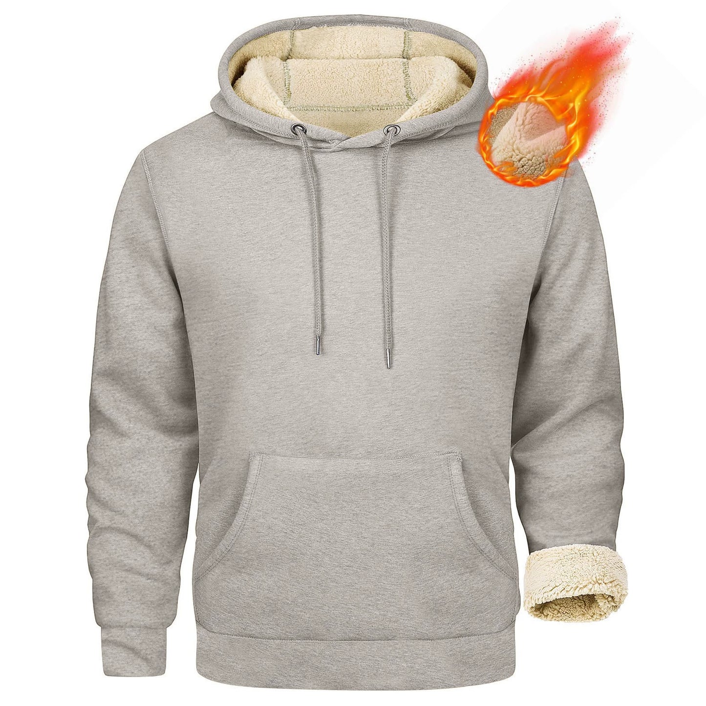 KZZ Men's Thick Hoodie, Available in Multiple Colors