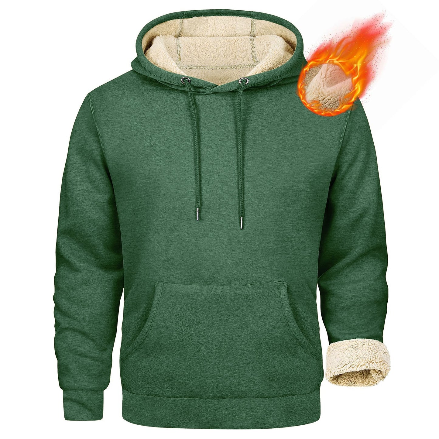 KZZ Men's Thick Hoodie, Available in Multiple Colors
